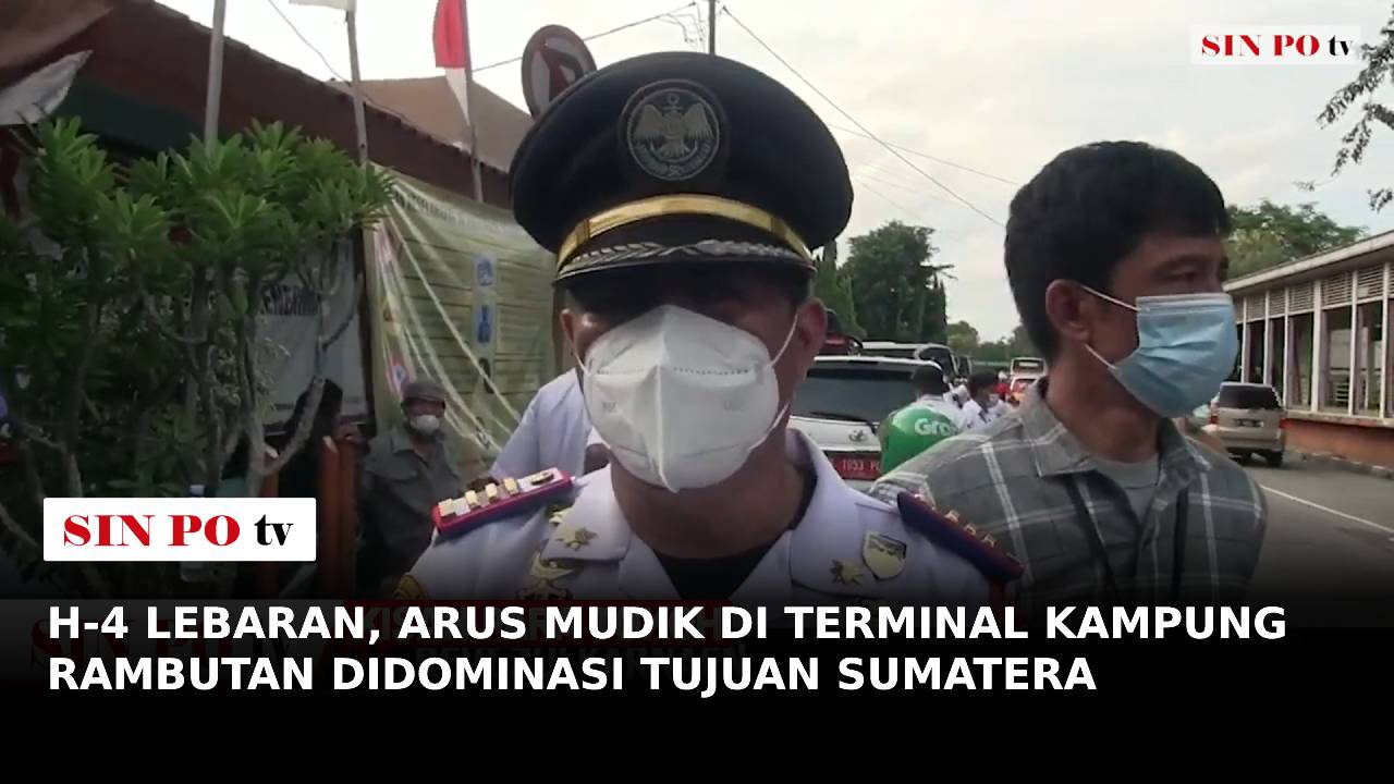 H-4 Lebaran, Arus Mudik di Terminal Kampung Rambutan Didominasi Tujuan Sumatera