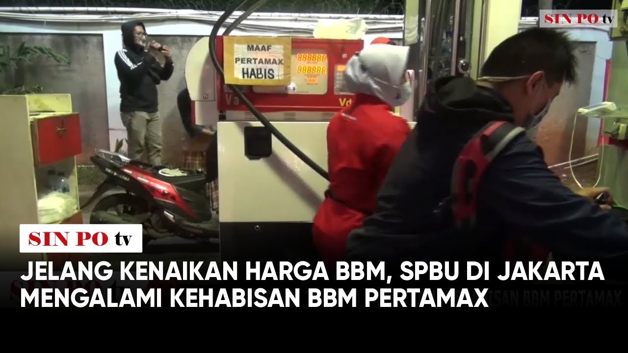 Jelang Kenaikan Harga BBM, SPBU di Jakarta Mengalami Kehabisan BBM Pertamax