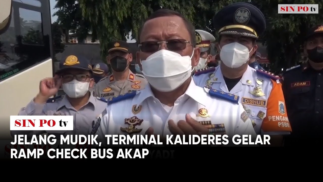 Jelang Mudik, Terminal Kalideres Gelar Ramp Check Bus AKAP