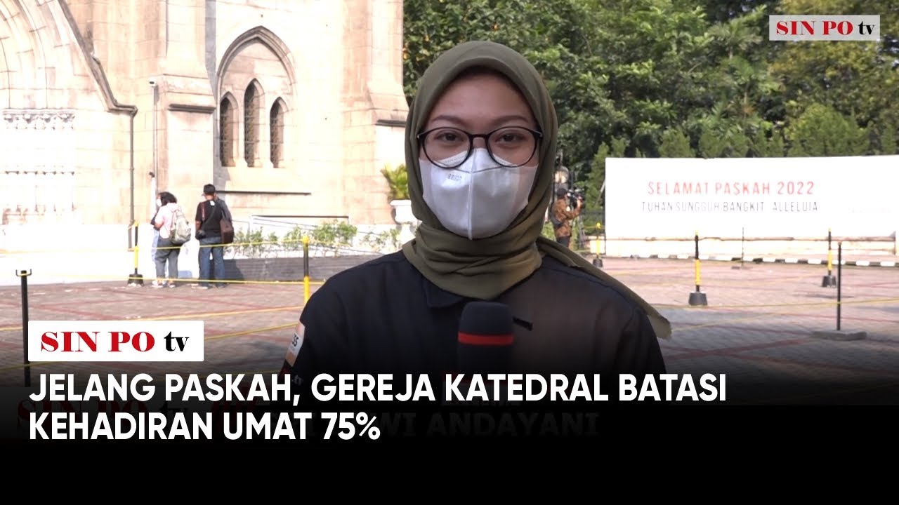 Jelang Paskah, Gereja Katedral Batasi Kehadiran Umat 75%