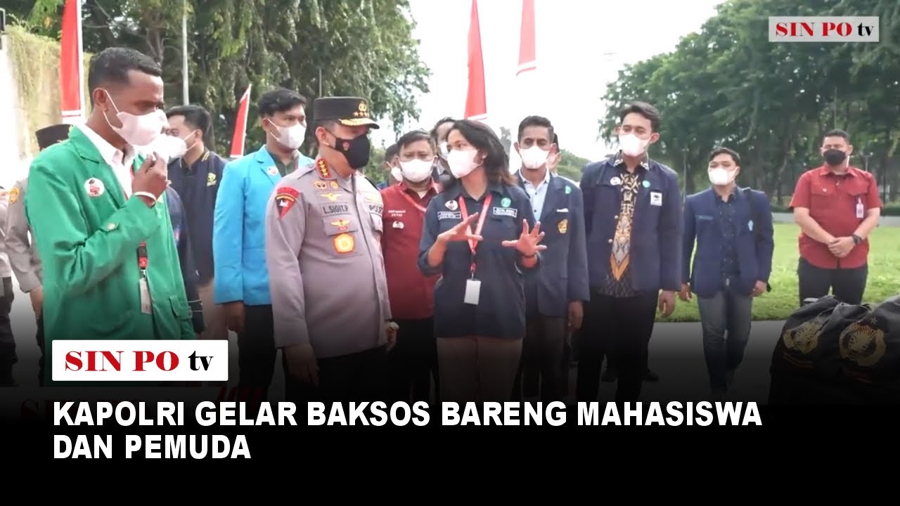 Kapolri Gelar Baksos Bareng Mahasiswa Dan Pemuda