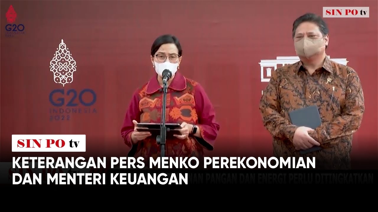 Keterangan Pers Menko Perekonomian dan Menteri Keuangan