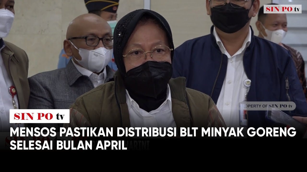 Mensos Pastikan Distribusi BLT Minyak Goreng Selesai Bulan April