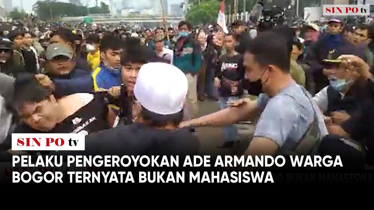 Pelaku Pengeroyokan Ade Armando Warga Bogor Ternyata Bukan Mahasiswa