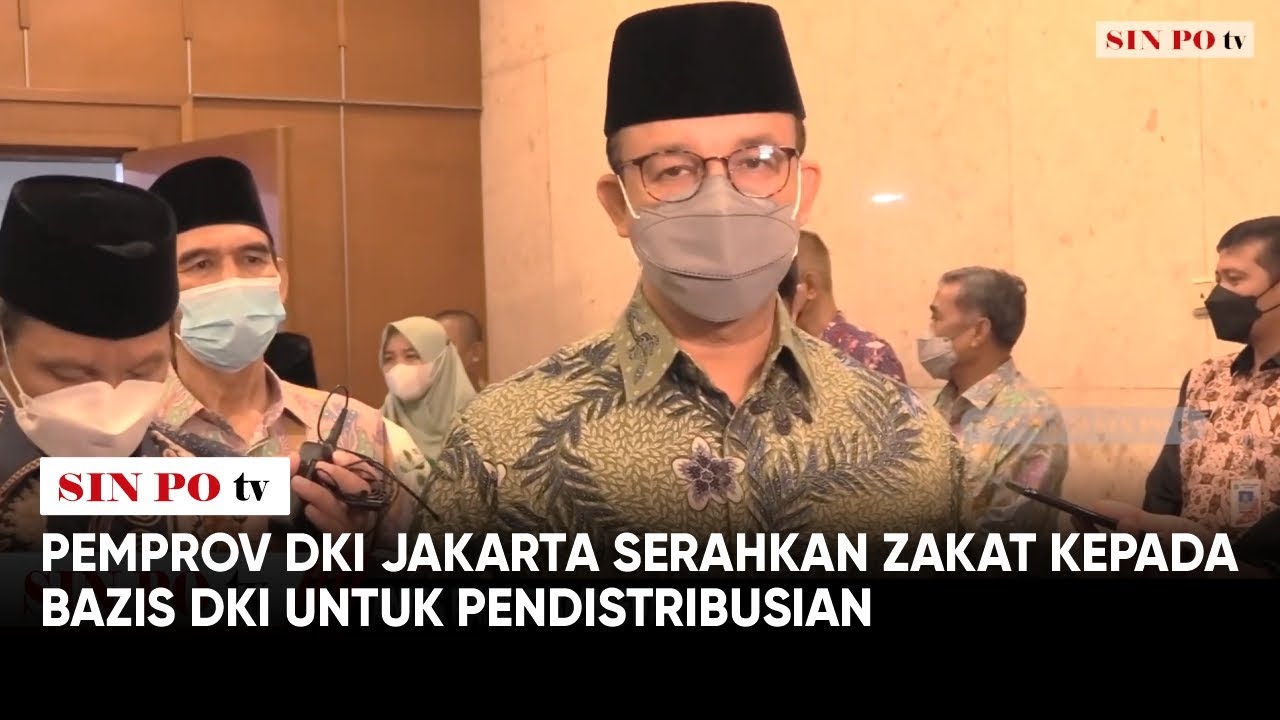 Pemprov DKI Jakarta Serahkan Zakat Kepada Bazis DKI Untuk Pendistribusian