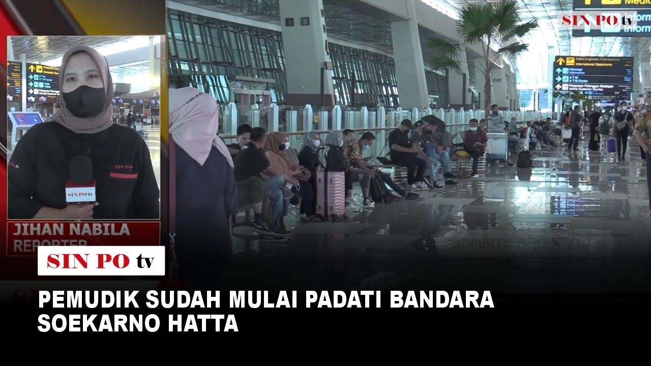 Pemudik Sudah Mulai Padati Bandara Soekarno Hatta