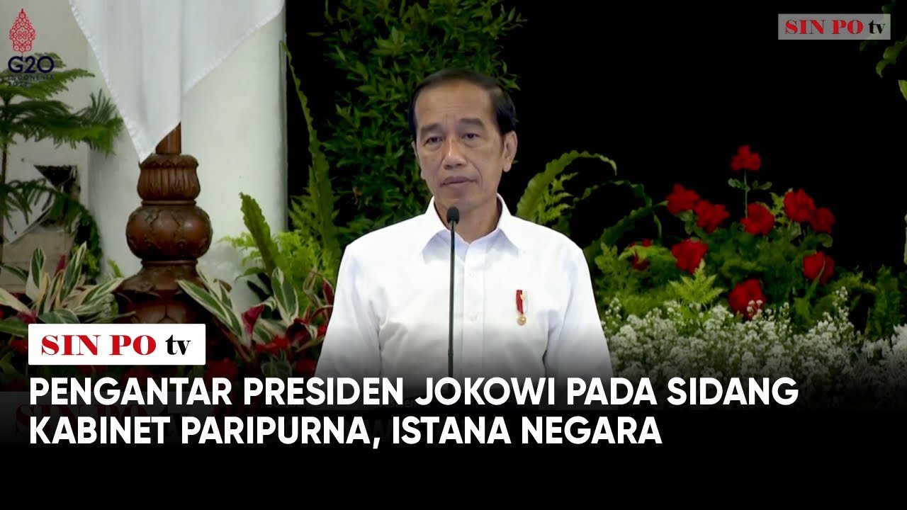 Pengantar Presiden Jokowi pada Sidang Kabinet Paripurna, Istana Negara, 5 April 2022