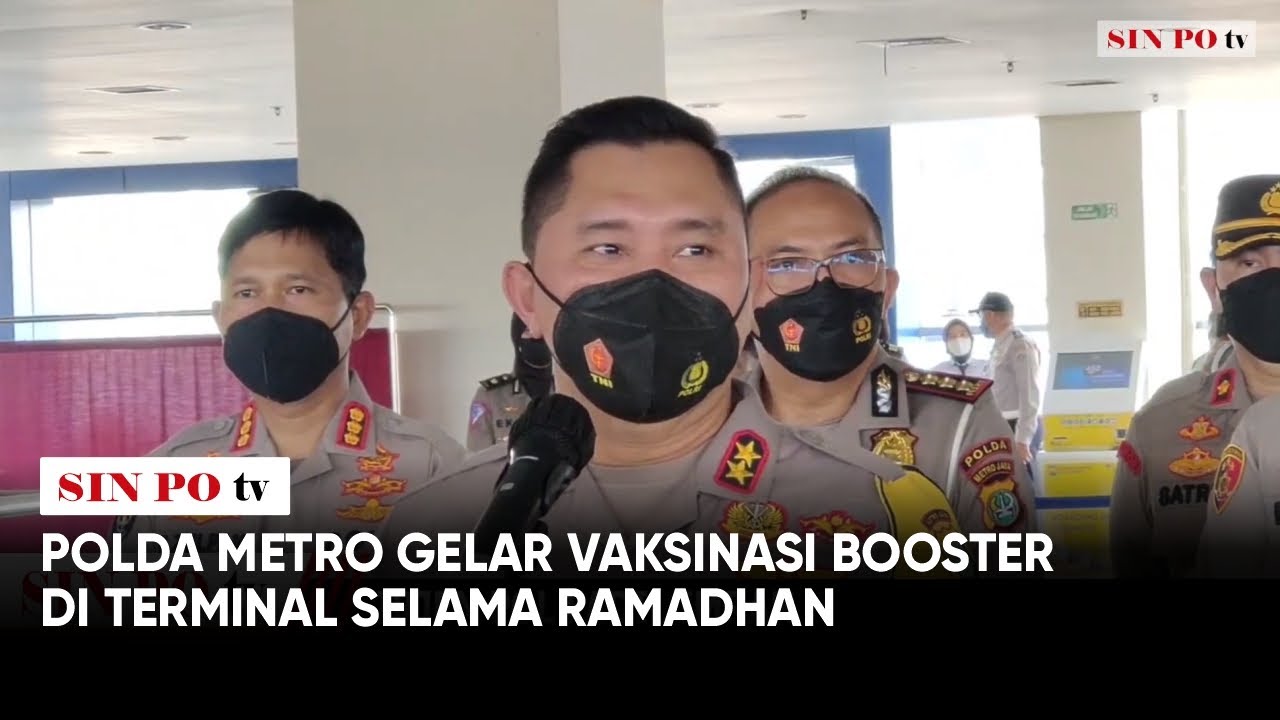Polda Metro Gelar Vaksinasi Booster Di Terminal Selama Ramadhan