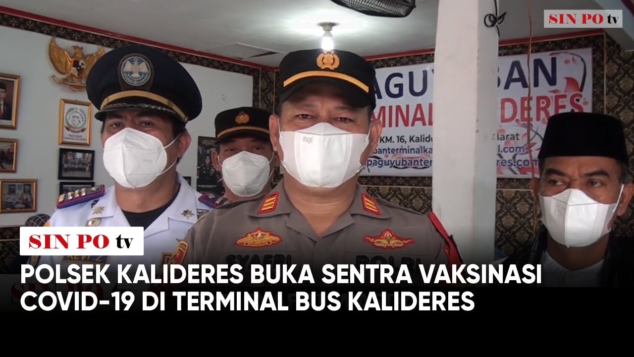 Polsek Kalideres Buka Sentra Vaksinasi Covid-19 di Terminal Bus Kalideres