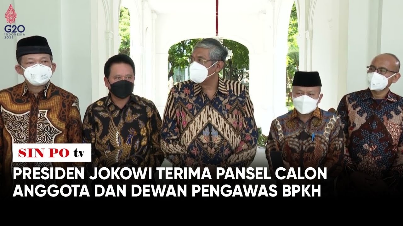 Presiden Jokowi terima Pansel Calon Anggota dan Dewan Pengawas BPKH