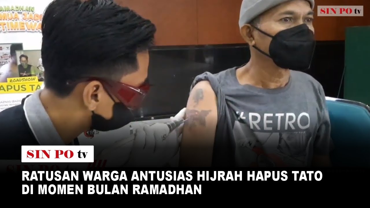 Ratusan Warga Antusias Hijrah Hapus Tato Di Momen Bulan Ramadhan