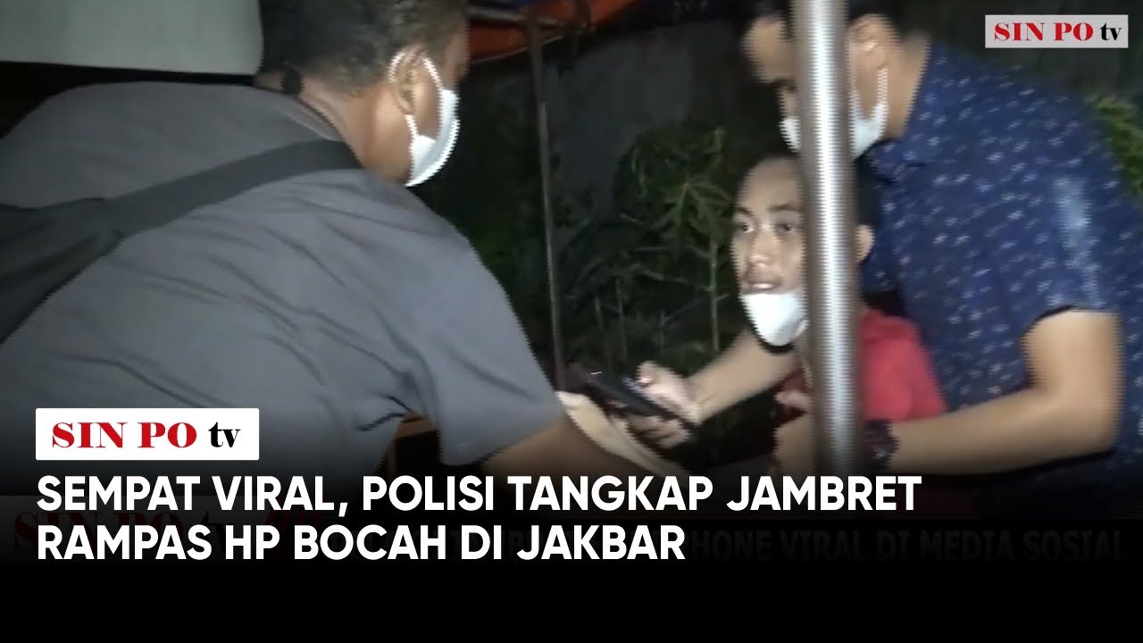 Sempat Viral, Polisi Tangkap Jambret Rampas HP Bocah di Jakbar