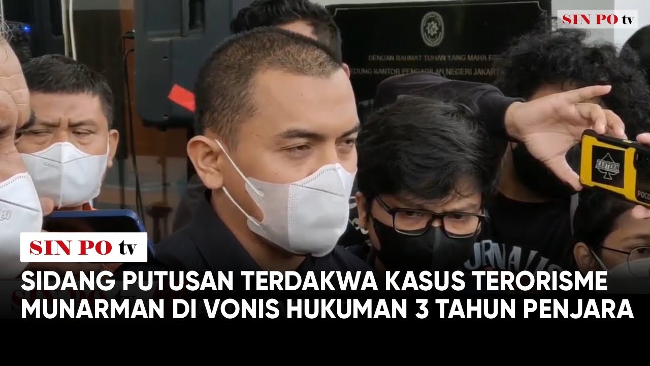 Sidang Putusan Terdakwa Kasus Terorisme Munarman Di Vonis Hukuman 3 Tahun Penjara