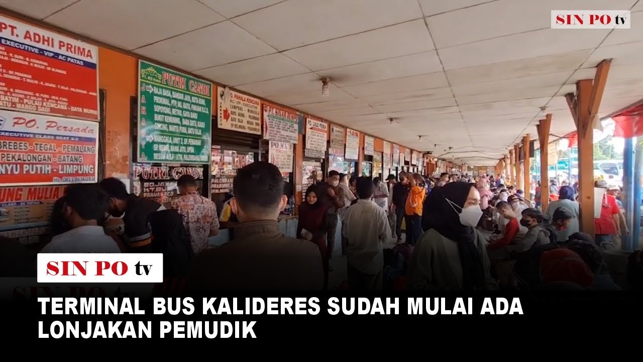 Terminal Bus Kalideres Sudah Mulai Ada Lonjakan Pemudik