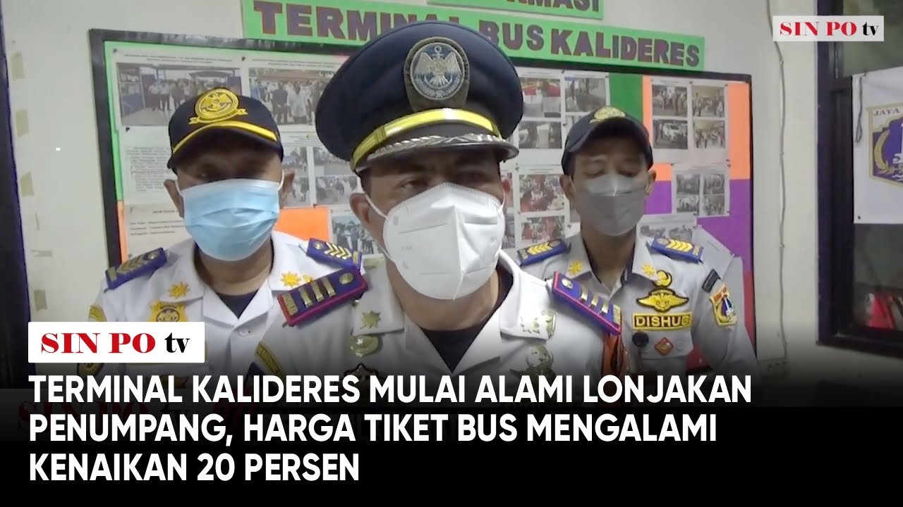 Terminal Kalideres Mulai Alami Lonjakan Penumpang dan Harga Tiket Bus Mengalami Kenaikan 20 Persen