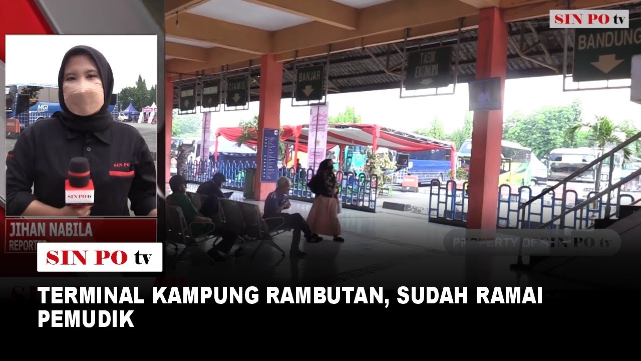 Terminal Kampung Rambutan Sudah Ramai Pemudik