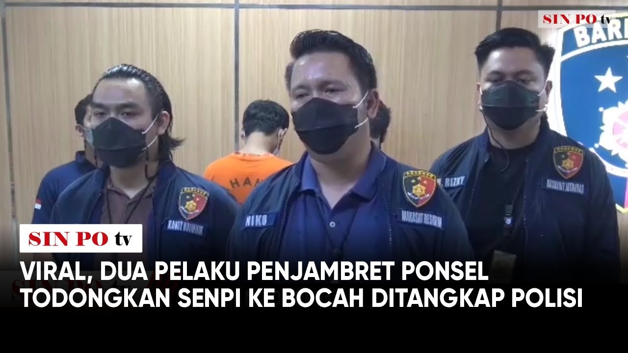 Viral, Dua Pelaku Penjambret Ponsel Todongkan Senpi ke Bocah  Ditangkap Polisi