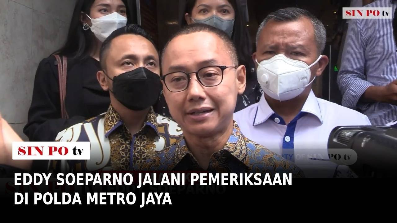 Eddy Soeparno Jalani Pemeriksaan Di Polda Metro Jaya