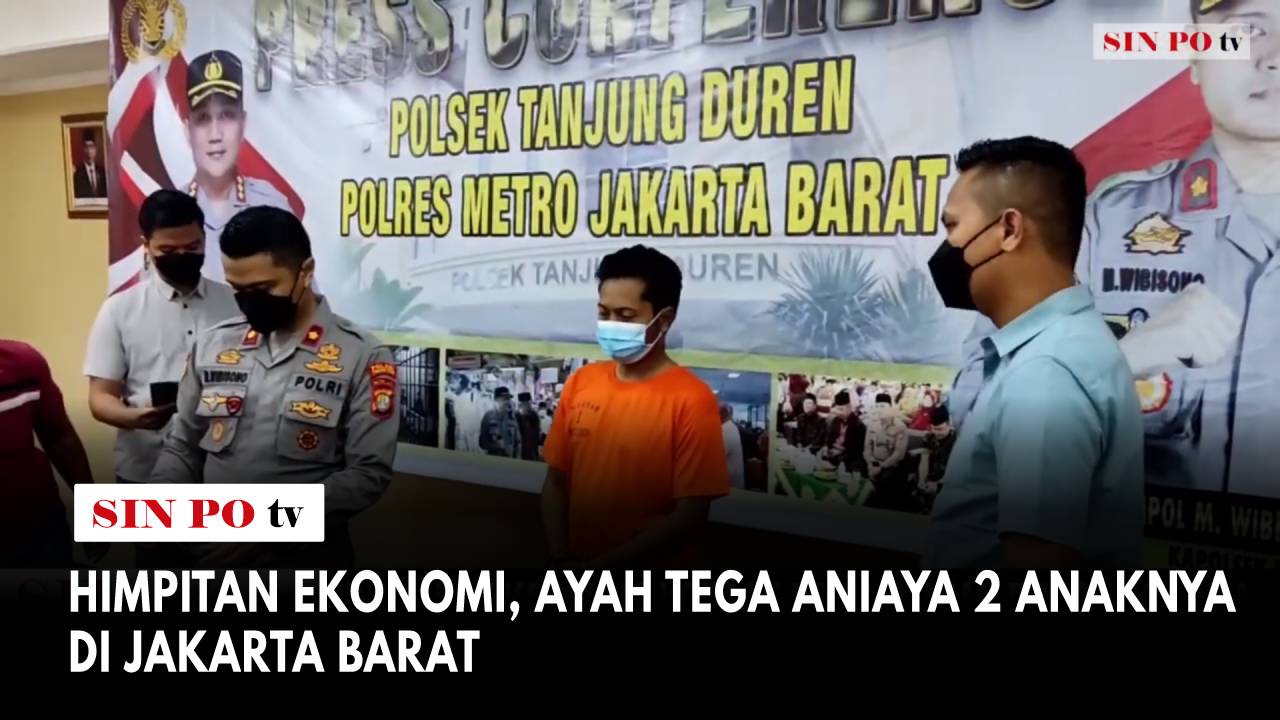 Himpitan Ekonomi, Ayah Tega Aniaya 2 Anaknya di Jakarta Barat