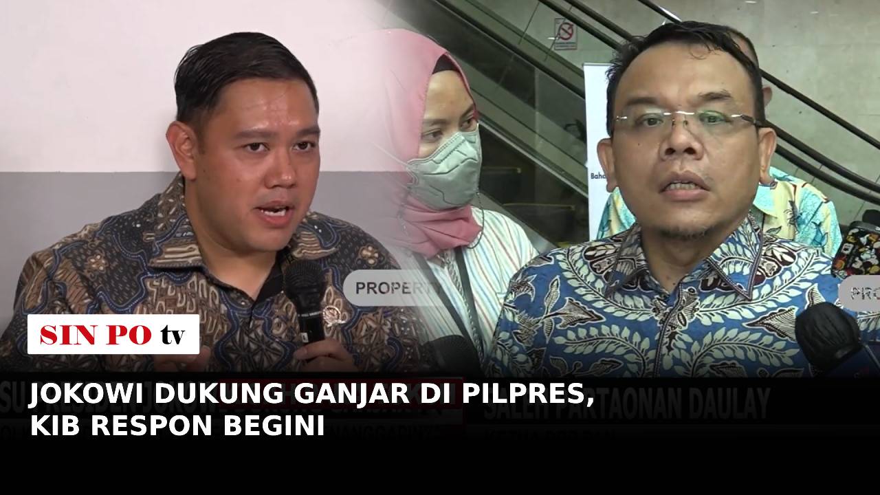 Jokowi Dukung Ganjar Di Pilpres, KIB Respon Begini