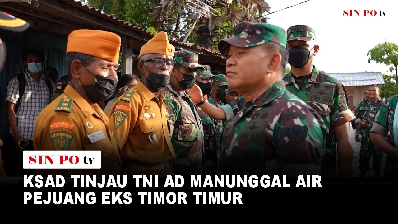 KSAD Tinjau TNI AD Manunggal Air Pejuang Eks Timor Timur