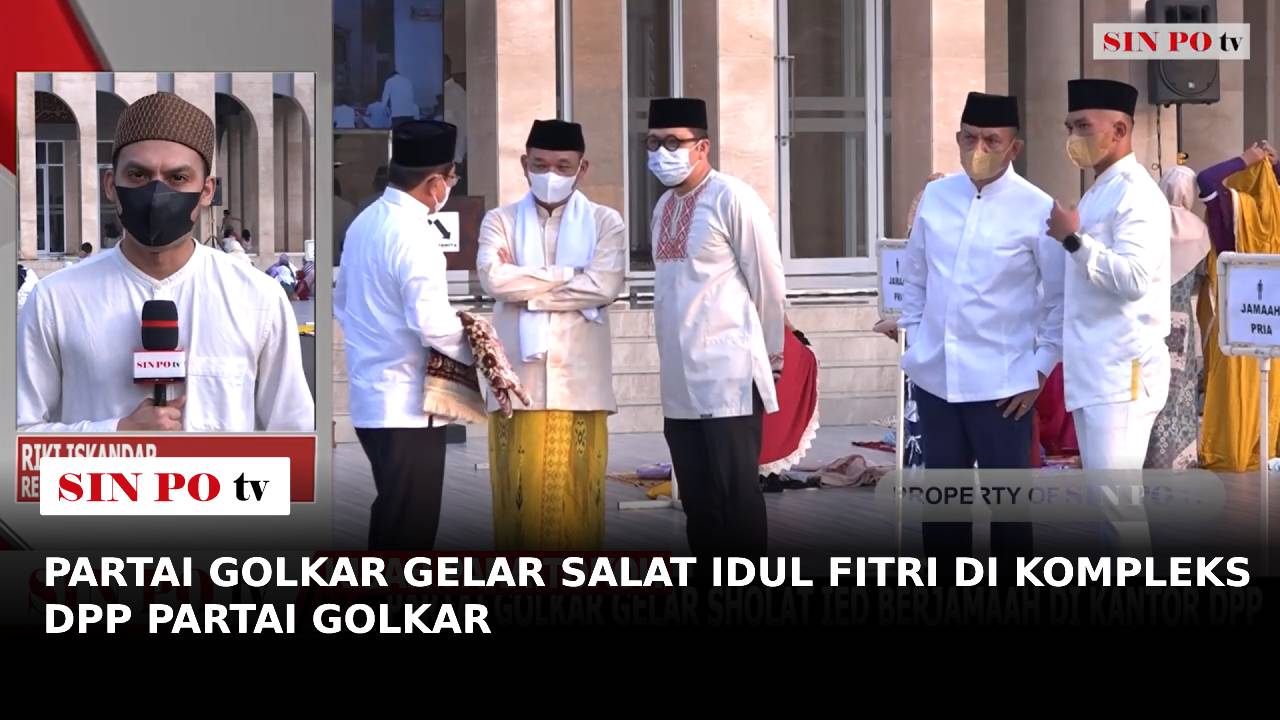 Partai Golkar Gelar Salat Idul Fitri di Kompleks DPP Partai Golkar