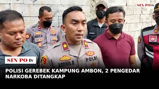 Polisi Gerebek Kampung Ambon, 2 Pengedar Narkoba Ditangkap