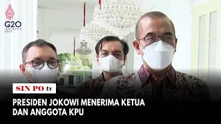 Presiden Jokowi Menerima Ketua dan Anggota KPU