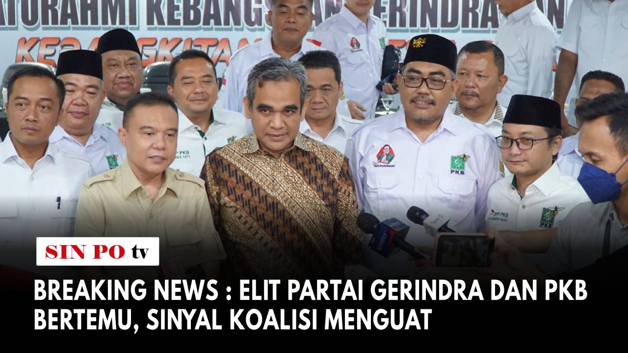 Konferensi Pers Silaturahmi Kebangsaan Gerindra - PKB