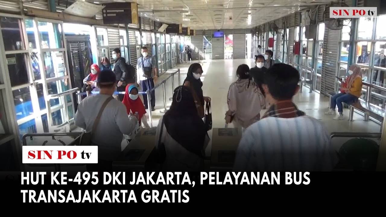 HUT Ke-495 DKI Jakarta, Pelayanan Bus Transajakarta Gratis