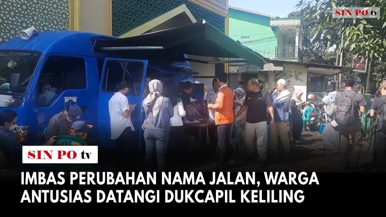 Imbas Perubahan Nama Jalan, Warga Antusias Datangi Dukcapil Keliling