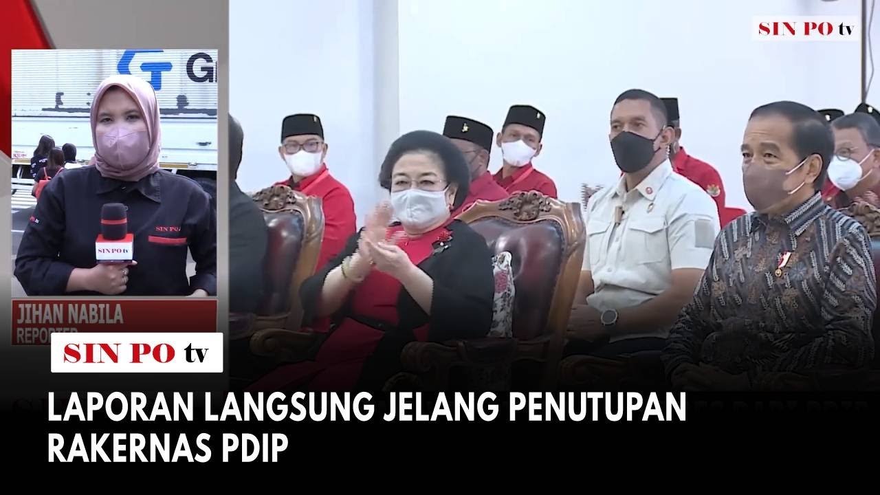 Laporan Langsung Jelang Penutupan Rakernas PDIP