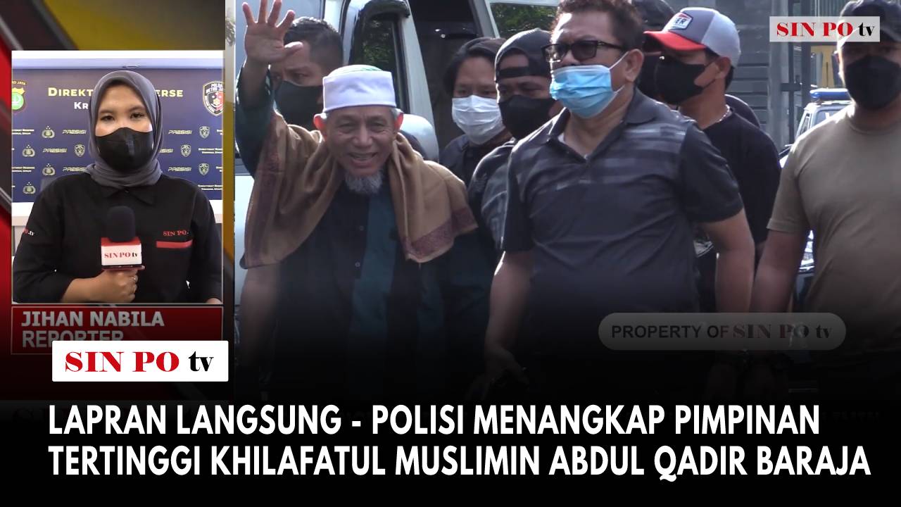 Polisi Tangkap Pimpinan Tertinggi Khilafatul Muslimin Abdul Qadir Baraja