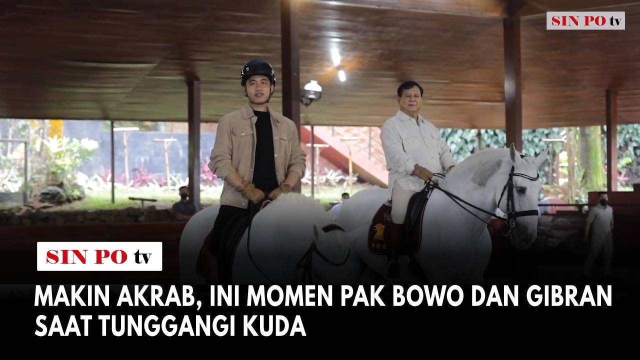 Walikota Solo Gibran Rakabuming Rakabuming Raka berkunjung ke kediaman Ketua Umum Partai Gerindra Pak Bowo