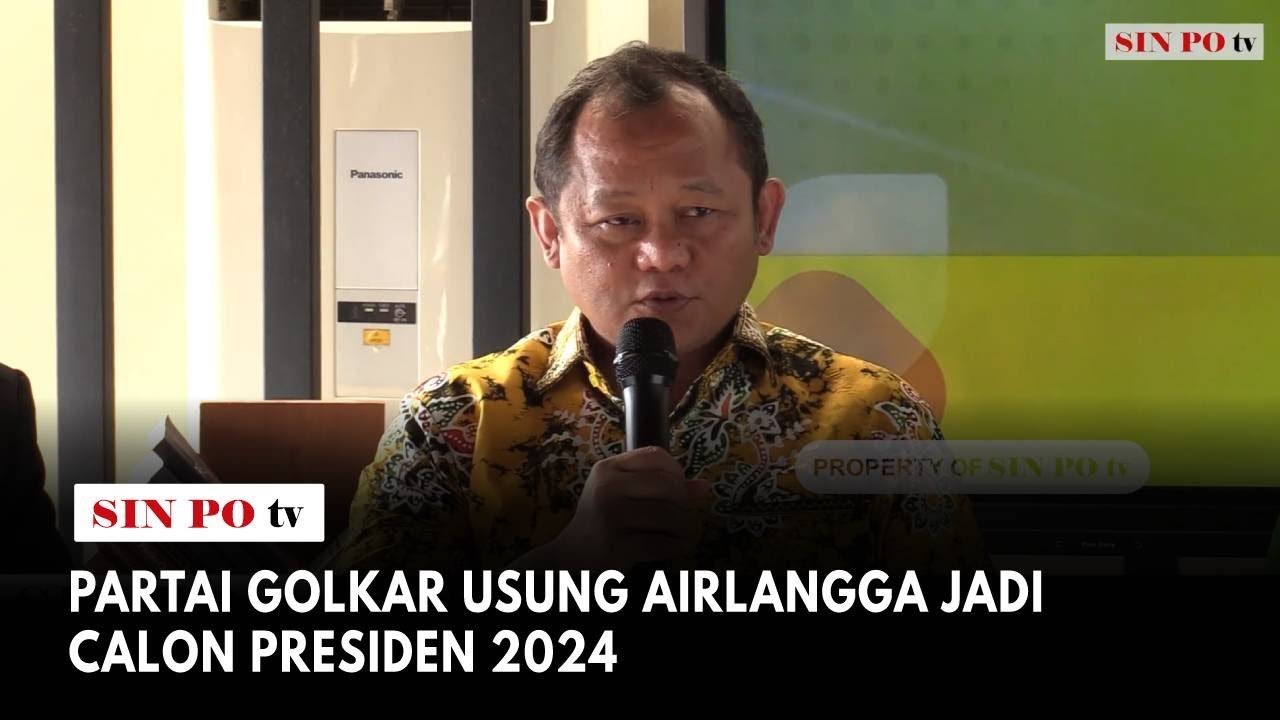 Partai Golkar Usung Airlangga Jadi Calon Presiden 2024