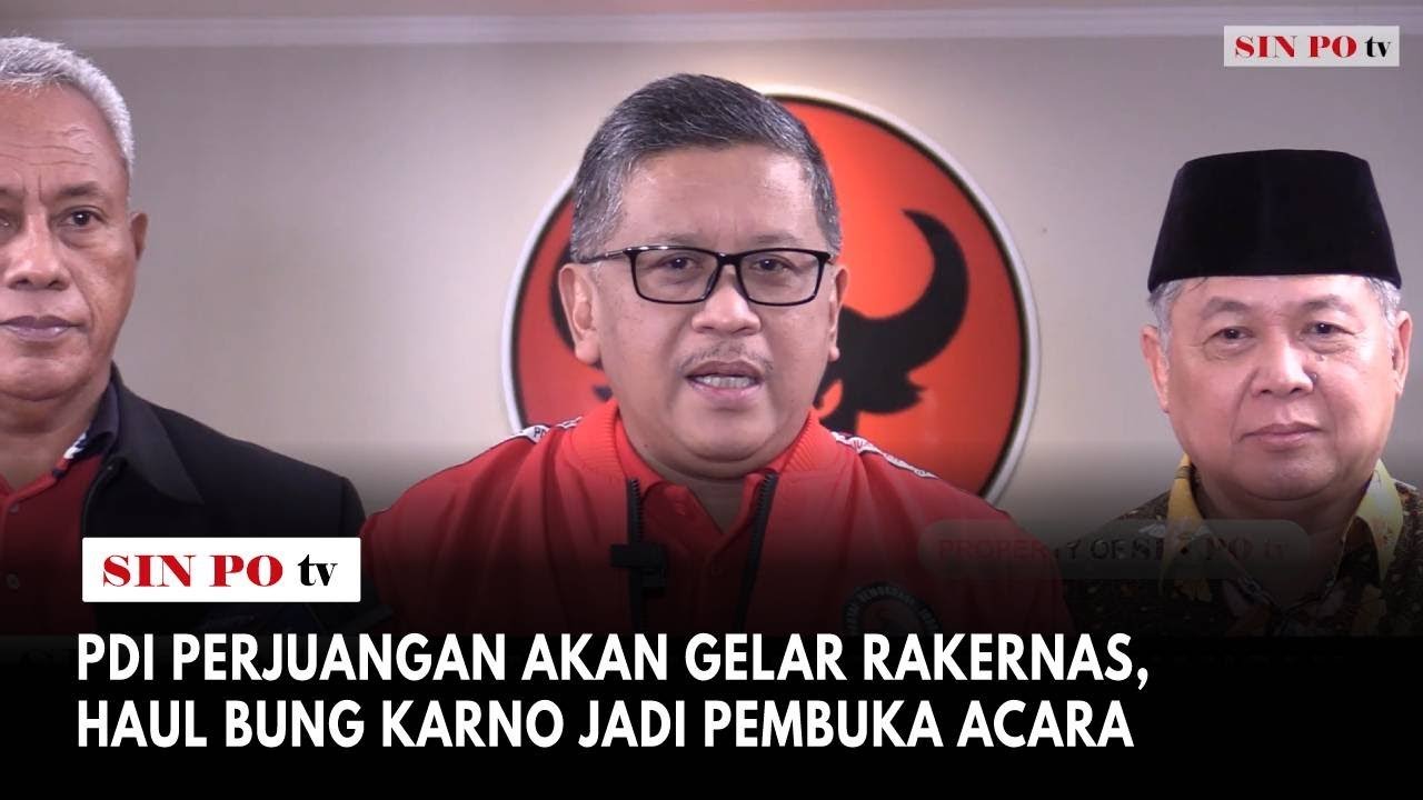 PDI Perjuangan Akan Gelar Rakernas, Haul Bung Karno Jadi Pembuka Acara