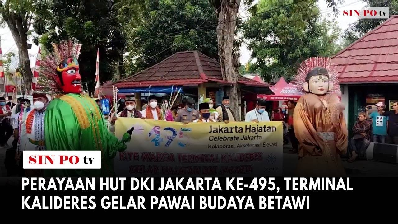 Perayaan HUT DKI Jakarta Ke-495, Terminal Kalideres Gelar Pawai Budaya Betawi