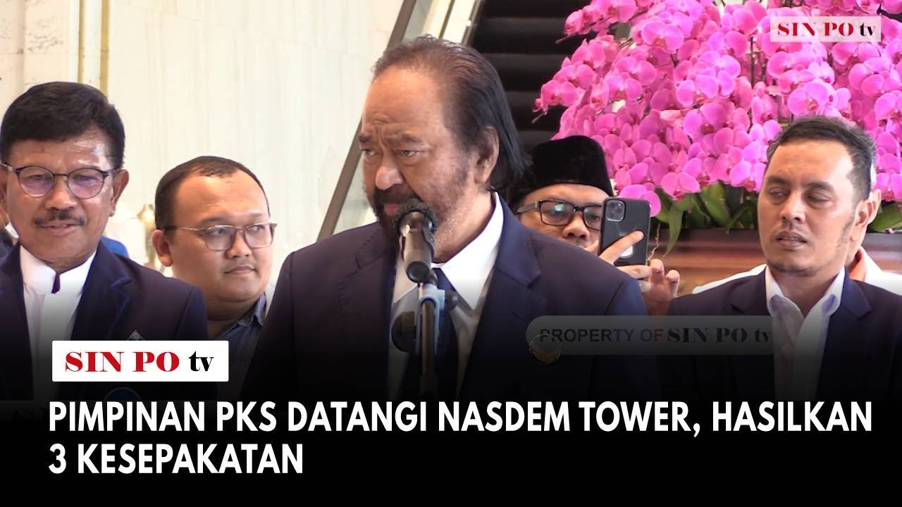 Pimpinan PKS Datangi NasDem Tower, Hasilkan 3 Kesepakatan