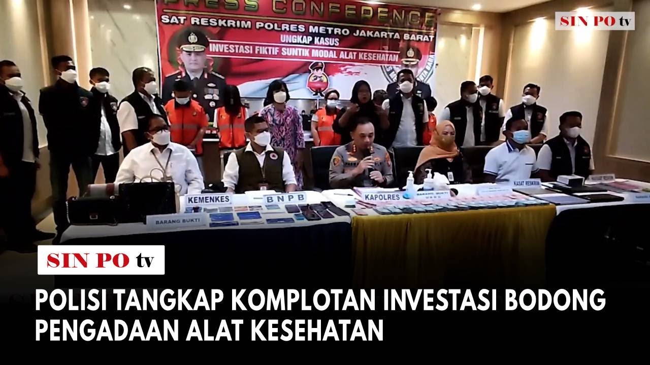 Polisi Tangkap Komplotan Investasi Bodong Pengadaan Alat Kesehatan