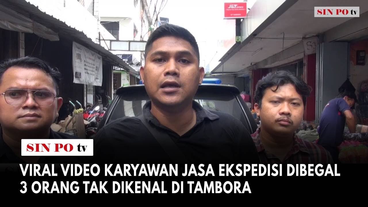 Viral Video Karyawan Jasa Ekspedisi Dibegal 3 Orang Tak Dikenal Di Tambora