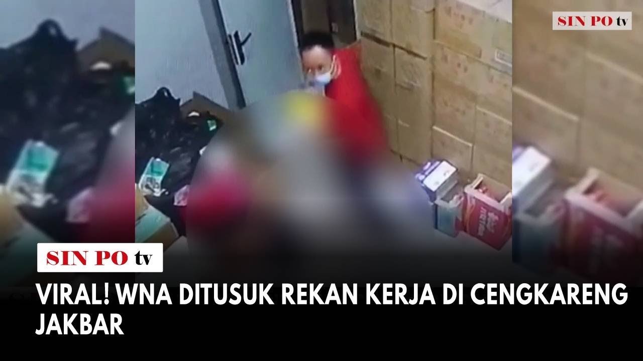 Viral, WNA Ditusuk Rekan Kerja di Cengkareng Jakbar