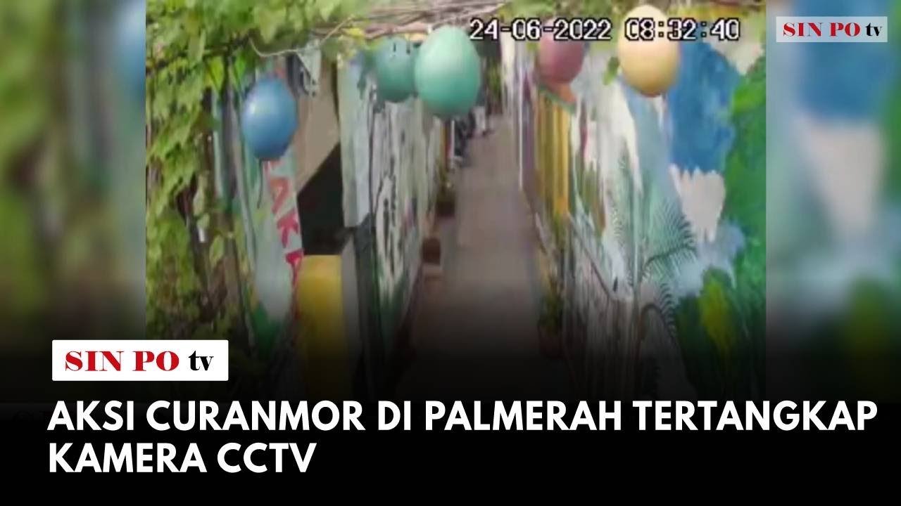 Aksi Curanmor Di Palmerah Tertangkap Kamera CCTV