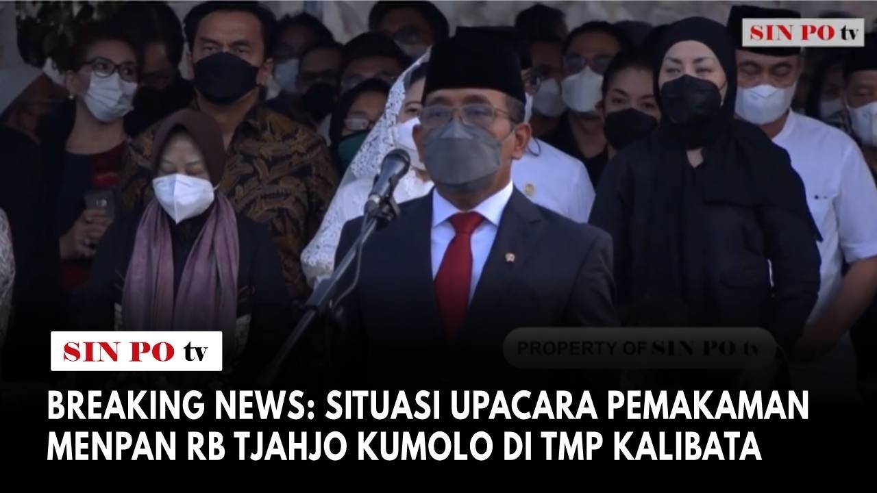 BREAKING NEWS: Situasi Upacara Pemakaman Menpan RB Tjahjo Kumolo Di TMP Kalibata