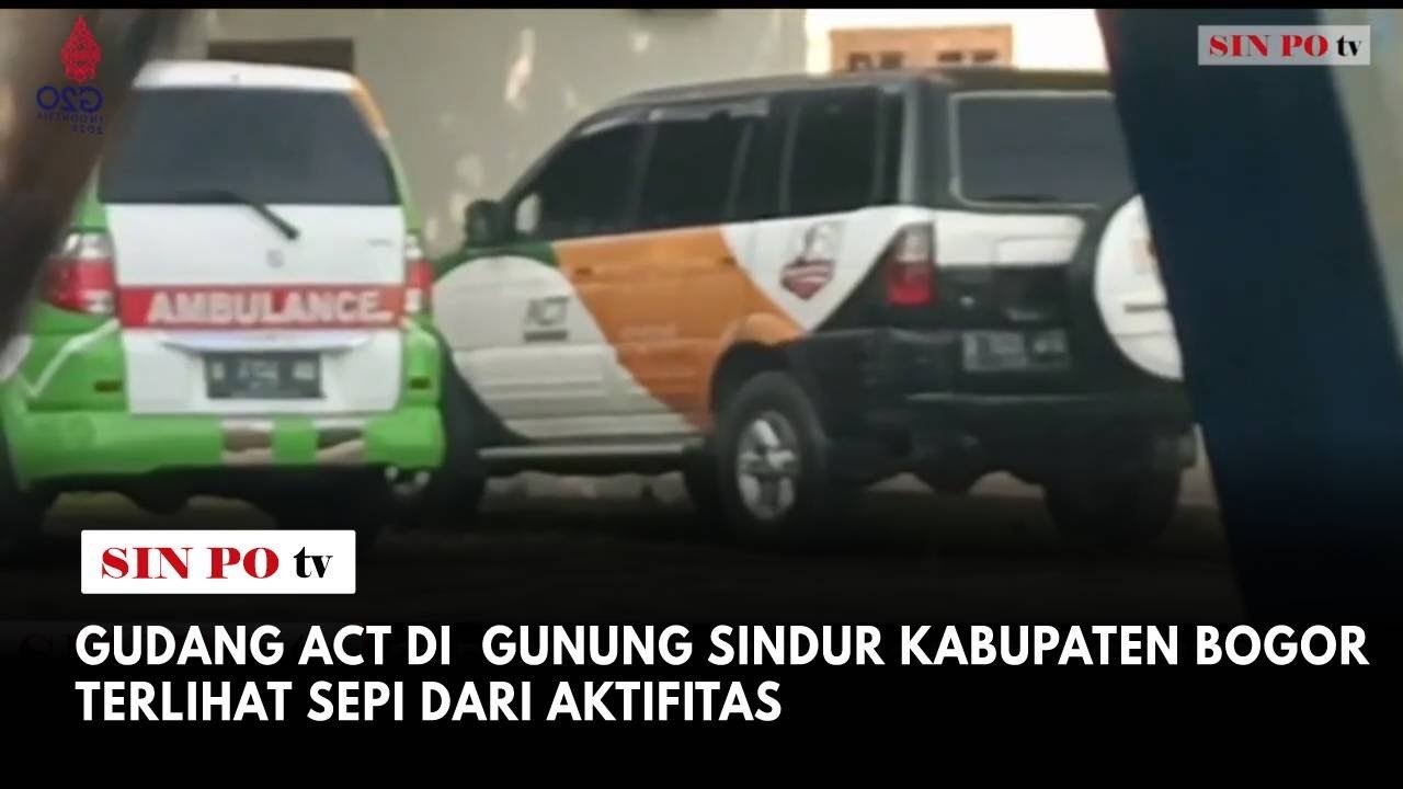 Gudang ACT Di Gunung Sindur Kabupaten Bogor Terlihat Sepi Dari Aktifitas