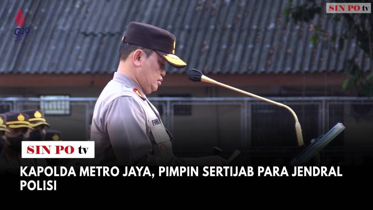 Kapolda Metro Jaya, Pimpin Sertijab Para Jendral Polisi