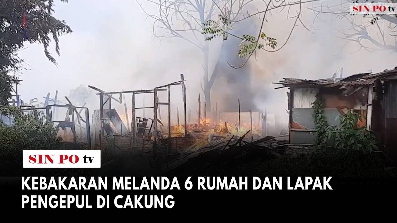 Kebakaran Melanda 6 Rumah Dan Lapak Pengepul Di Cakung