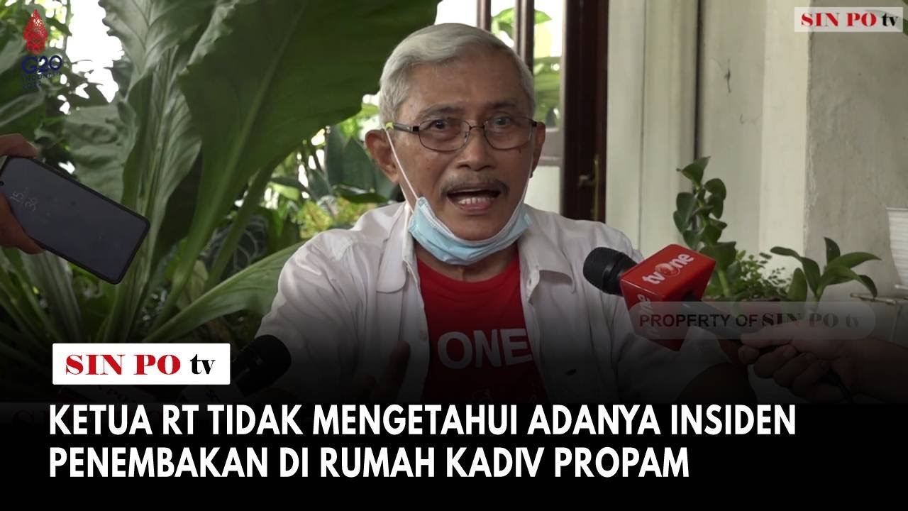 Ketua RT Tidak Mengetahui Adanya Insiden Penembakan di Rumah Kadiv Propam