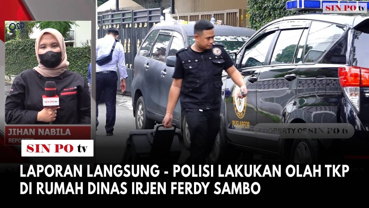 Laporan Langsung - Polisi Lakukan Olah TKP di Rumah Dinas Irjen Ferdy Sambo