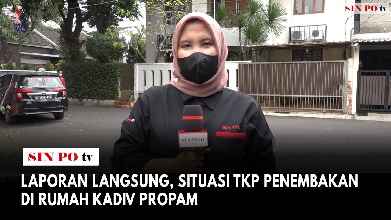 Laporan Langsung, Situasi TKP Penembakan di Rumah Kadiv Propam