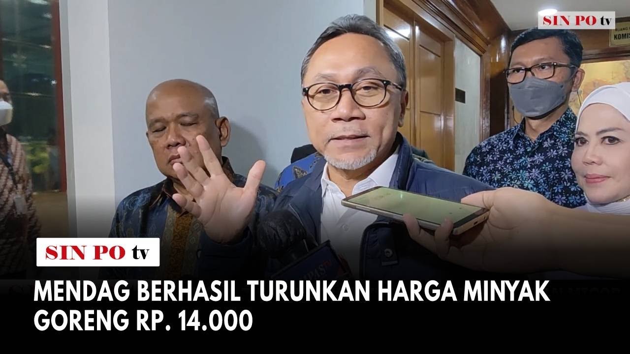 Mendag Berhasil Turunkan Harga Minyak Goreng Rp. 14.000